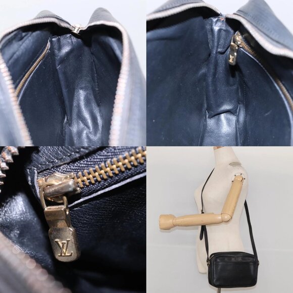 LOUIS VUITTON Epi Trocadero 23 Shoulder Bag Black M52302 LV Auth KD423 - Picture 13 of 14